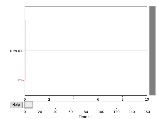 plot objects from arrays