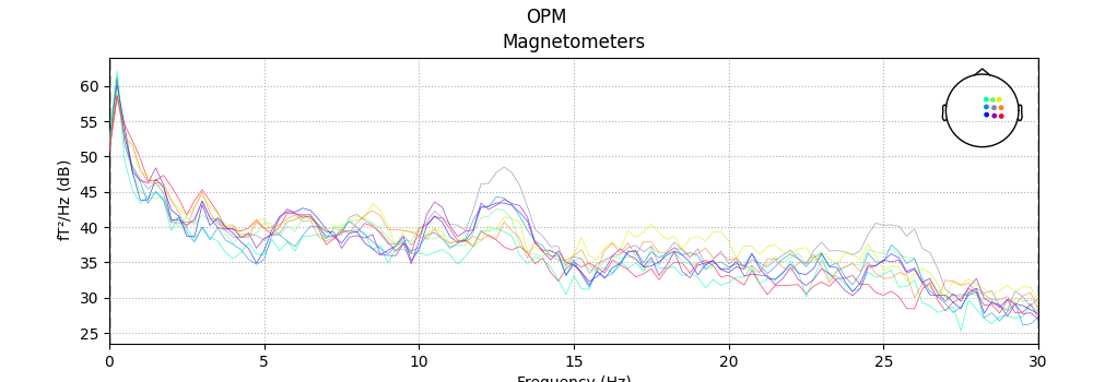 OPM, Magnetometers