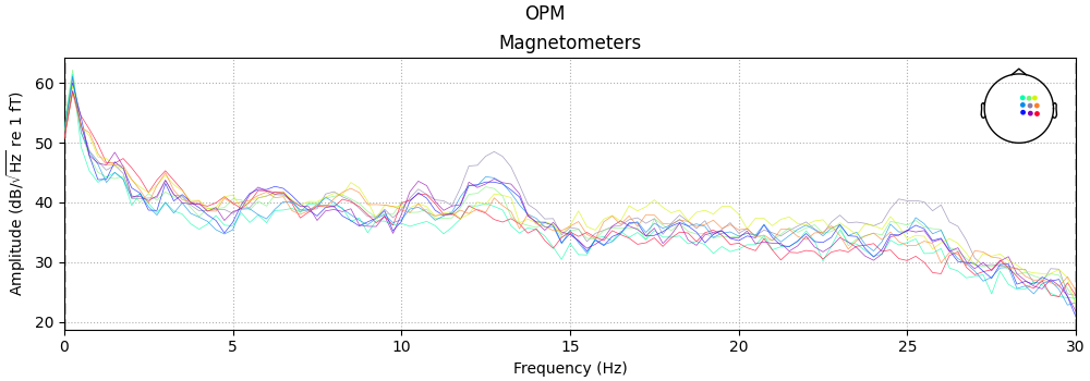 OPM, Magnetometers