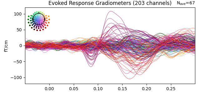 Evoked Response Gradiometers (203 channels)