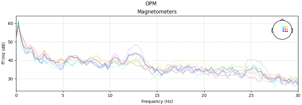 OPM, Magnetometers