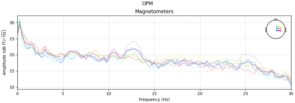 OPM, Magnetometers