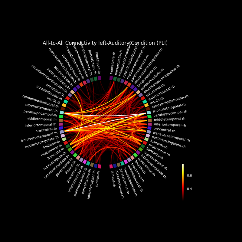 All-to-All Connectivity left-Auditory Condition (PLI)
